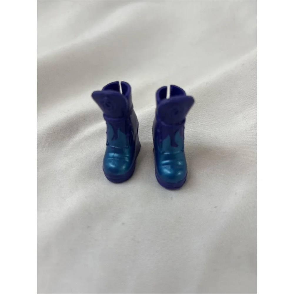 Disney DESCENDANTS 3 Mal PURPLE BLUE FLAME BOOTS‎ Shoes Replacement